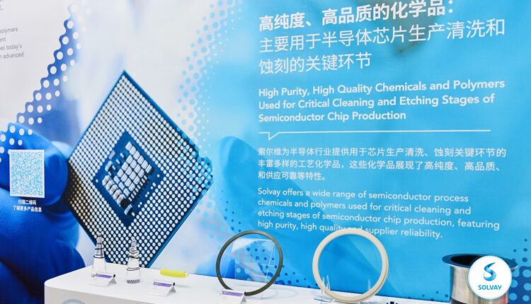 Solvay to Present Comprehensive Portfolio of Advanced Material Solutions at Semicon China 2023 in Shanghai.