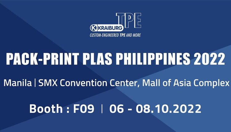 Kraiburg Tpe Brings Quality Food Grade Material Solutions for Consumer and Medical & Healthcare Packaging Applications at Pack-print Plas Philippines 2022